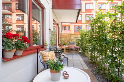 Balkong eller utsiktsbild
