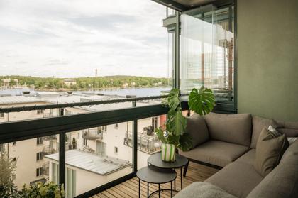 Balkong eller utsiktsbild