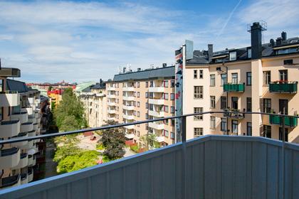 Balkong eller utsiktsbild