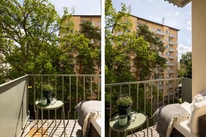 Balkong eller utsiktsbild