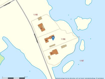 Illustrerad karta över fastigheten eller området