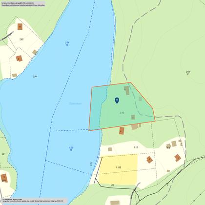 Illustrerad karta över fastigheten eller området