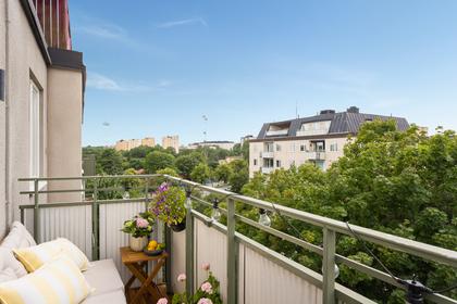 Balkong eller utsiktsbild