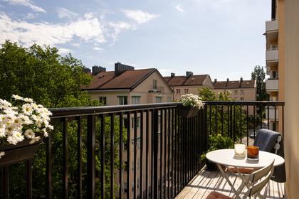 Balkong eller utsiktsbild