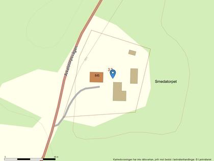 Illustrerad karta över fastigheten eller området