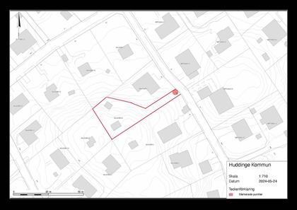 Illustrerad karta över fastigheten eller området