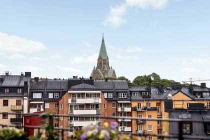 Balkong eller utsiktsbild