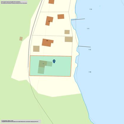 Illustrerad karta över fastigheten eller området