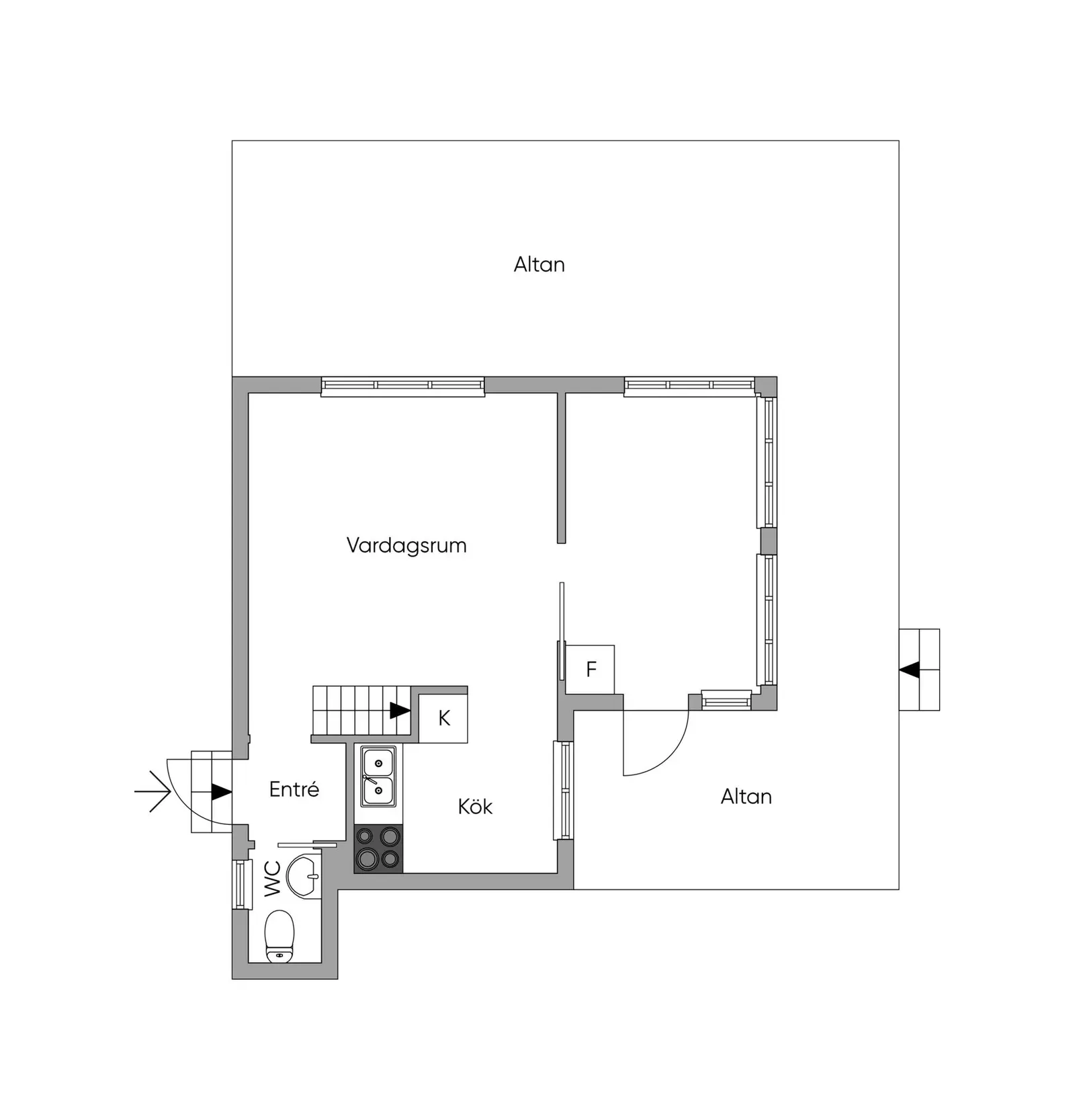Floor plan for Sånggången 128