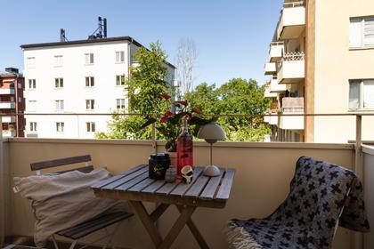 Balkong eller utsiktsbild