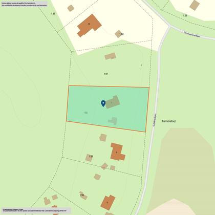 Illustrerad karta över fastigheten eller området