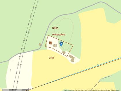 Illustrerad karta över fastigheten eller området