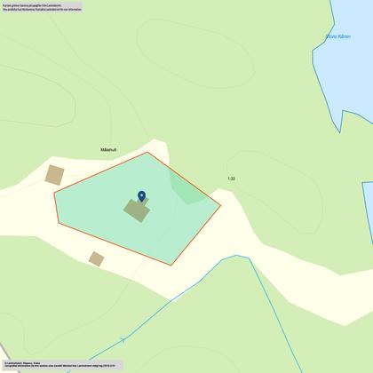 Illustrerad karta över fastigheten eller området