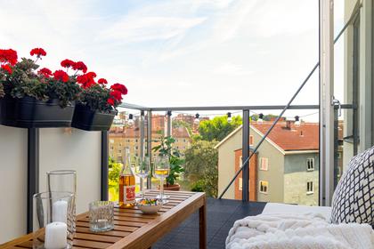 Balkong eller utsiktsbild