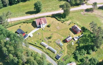 Illustrerad karta över fastigheten eller området