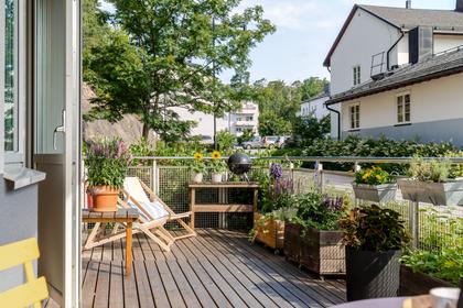 Balkong eller utsiktsbild
