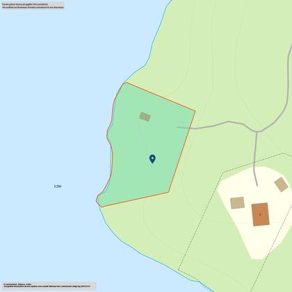 Illustrerad karta över fastigheten eller området
