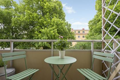 Balkong eller utsiktsbild