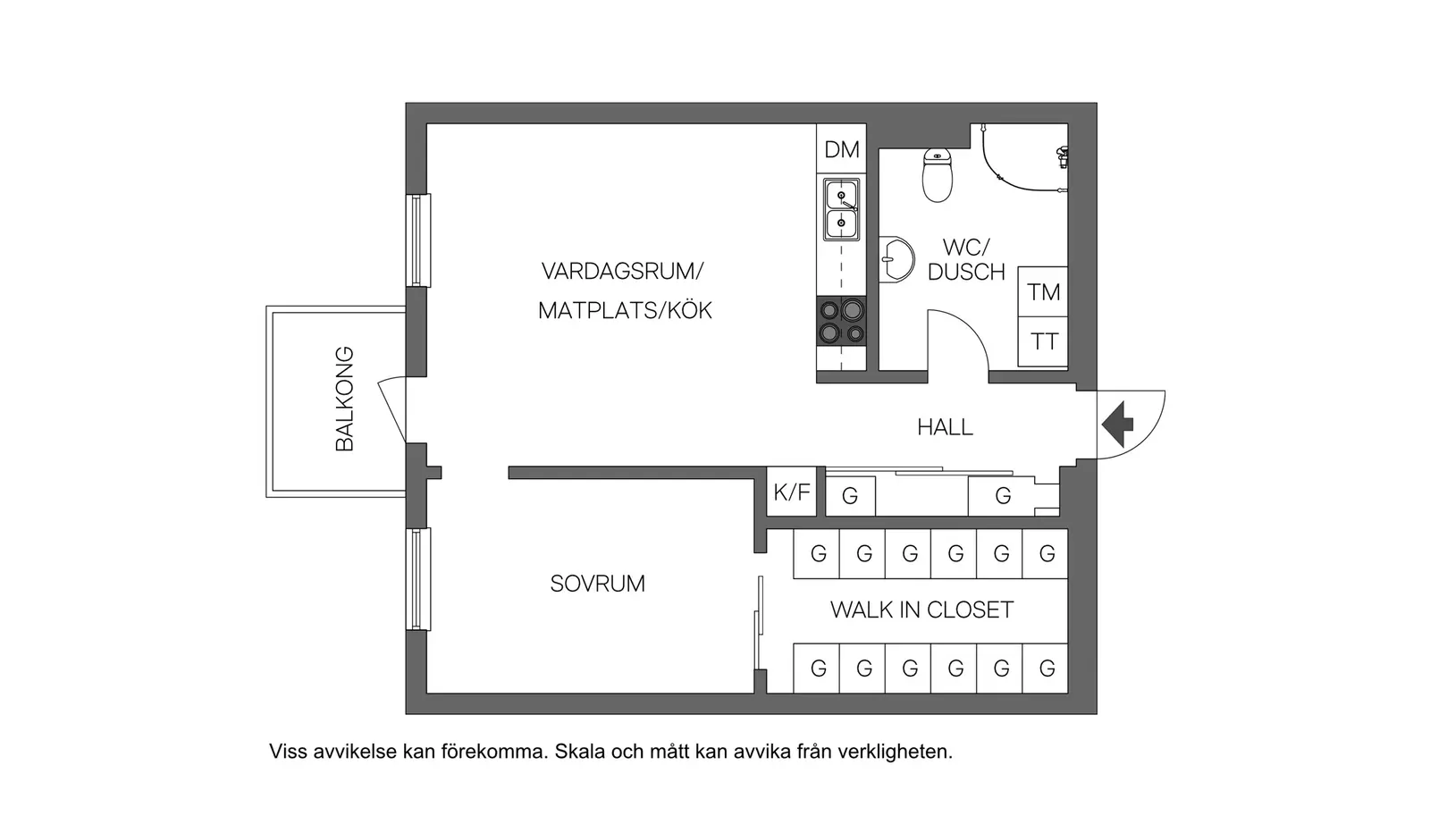 Floor plan for Storängsgatan 3