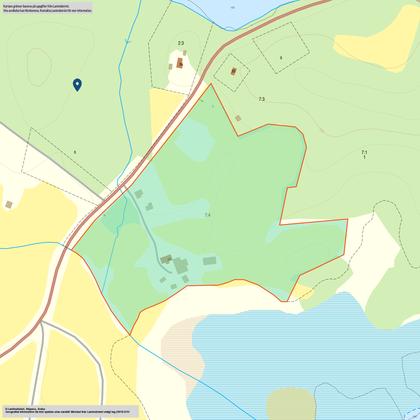 Illustrerad karta över fastigheten eller området