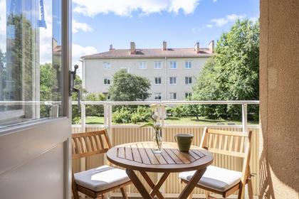 Balkong eller utsiktsbild