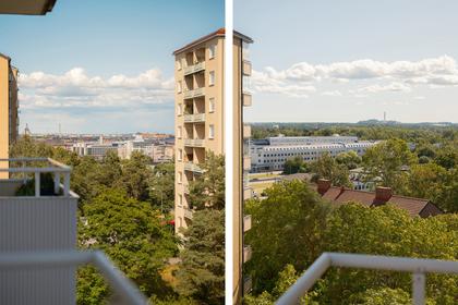 Balkong eller utsiktsbild