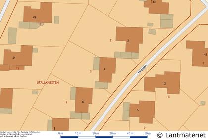 Illustrerad karta över fastigheten eller området