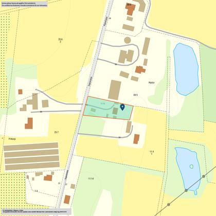 Illustrerad karta över fastigheten eller området