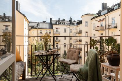Balkong eller utsiktsbild