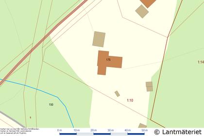 Illustrerad karta över fastigheten eller området