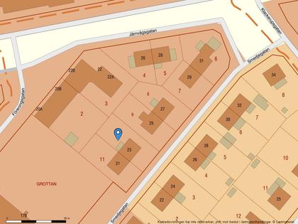 Illustrerad karta över fastigheten eller området
