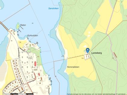 Illustrerad karta över fastigheten eller området