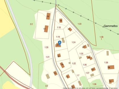 Illustrerad karta över fastigheten eller området