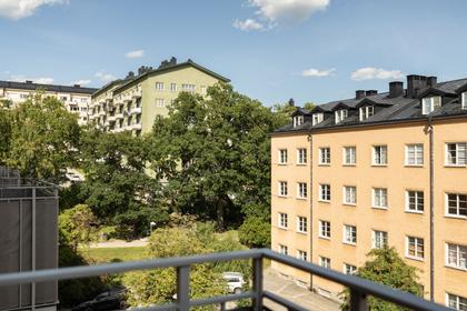 Balkong eller utsiktsbild
