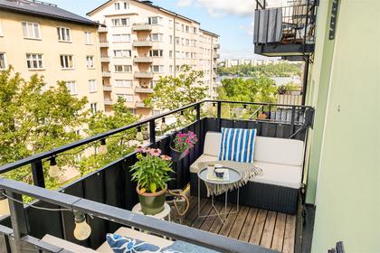 Balkong eller utsiktsbild