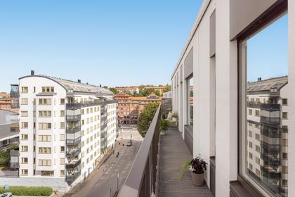 Balkong eller utsiktsbild