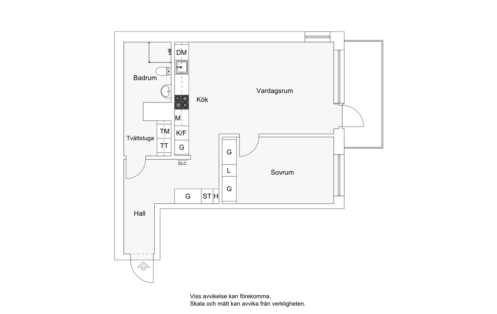 Planritning för Telegrafvägen 34