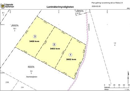 Illustrerad karta över fastigheten eller området