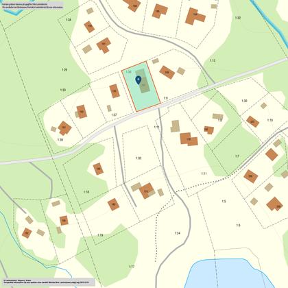 Illustrerad karta över fastigheten eller området