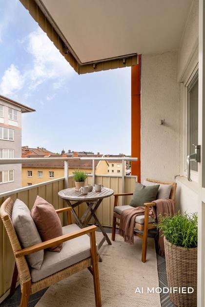 Balkong eller utsiktsbild