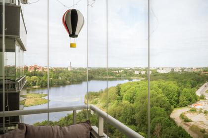 Balkong eller utsiktsbild