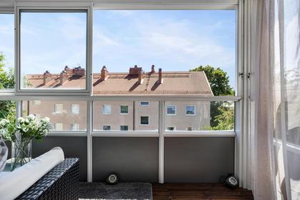 Balkong eller utsiktsbild