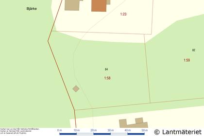 Illustrerad karta över fastigheten eller området