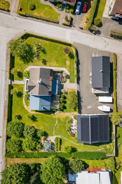 Illustrerad karta över fastigheten eller området