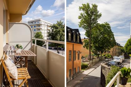 Balkong eller utsiktsbild