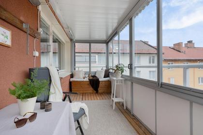 Balkong eller utsiktsbild