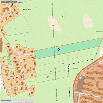 Illustrerad karta över fastigheten eller området
