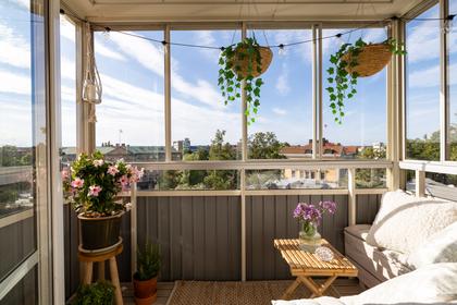 Balkong eller utsiktsbild