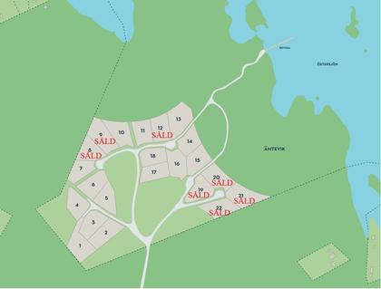 Illustrerad karta över fastigheten eller området