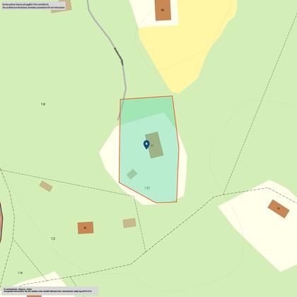 Illustrerad karta över fastigheten eller området